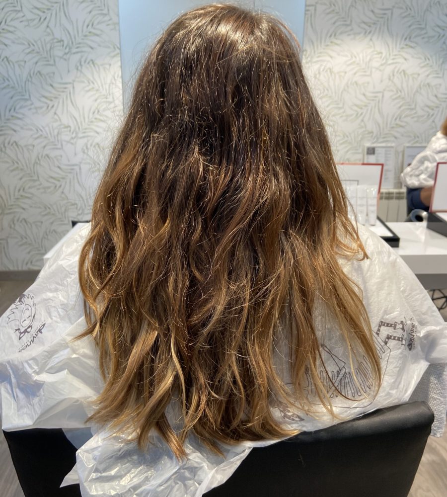 Balayage antes